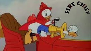 Fire Chief 1940 Disney Donald Duck Cartoon Short Film