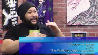SHAZAM The Walking Dead Meets Shazam Actor Cooper Andrews Speaks Out on HWWS WebTV