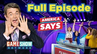 America Says  FULL EPISODE  Game Show Network