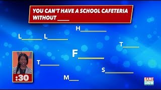 You Cant Have A School Cafeteria Without  America Says  Game Show Network