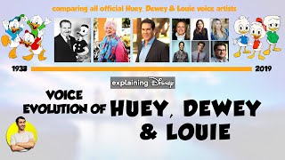 Voice Evolution of HUEY DEWEY  LOUIE  81 Years Compared  Explained  CARTOON EVOLUTION