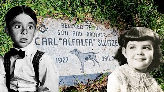 Graves of the LITTLE RASCALS Alfalfa  Darla Hood  Daily Travel Vlog