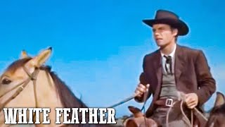 White Feather  Robert Wagner  Ranch Movie  Western  Cowboys  Indians