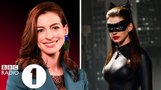 Were slinky Anne Hathaway on auditioning for Catwoman or Harley Quinn
