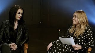 Paige meets Fighting with My Family star Florence Pugh for the first time
