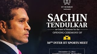 Sachin Tendulkars speech at IIT Bombay