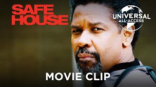 Safe House Denzel Washington  Getting Ready to Interrogate Tobin Frost  Movie Clip