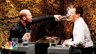 Water War with Jason Statham Late Night with Jimmy Fallon
