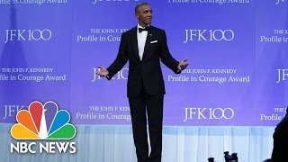 President Barack Obamas Profiles In Courage Award Speech Full  NBC News