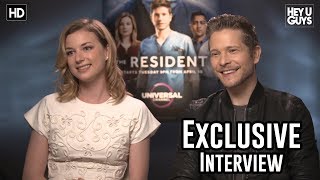 Matt Czuchry  Emily VanCamp  The Resident Exclusive Interview
