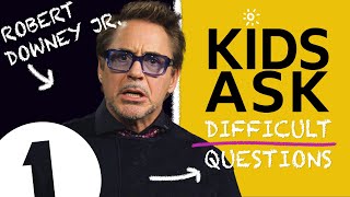 I would say Hawkeye Kids Ask Robert Downey Jr Difficult Questions