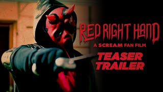 RED RIGHT HAND 2022 Official Teaser Trailer A SCREAM Fan Film