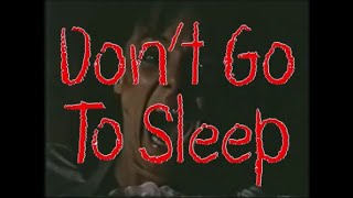 Dont Go To Sleep trailer promo spot 1982 TV horror