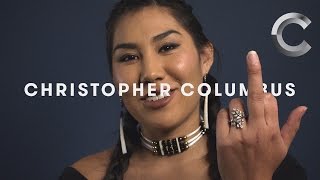 Christopher Columbus  Native Americans  One Word  Cut