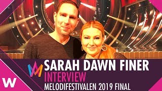 Sarah Dawn Finer Stockholm Interview  Melodifestivalen 2019 final  wiwibloggs