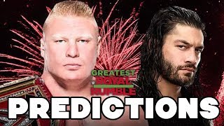 WWE Greatest Royal Rumble 2018 Predictions