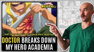 DOCTOR breaks down MY HERO ACADEMIA  ALL MIGHT INJURIES