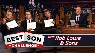 Best Son Challenge with Rob Lowe and His Sons