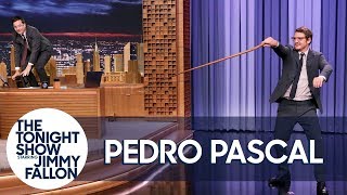 Pedro Pascal Shows Jimmy How to Crack a Whip
