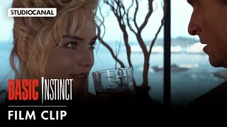 BASIC INSTINCT  Nick visits Catherine  Starring Sharon Stone and Michael Douglas