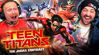 TEEN TITANS THE JUDAS CONTRACT 2017 MOVIE REACTION FIRST TIME WATCHING DC Animated