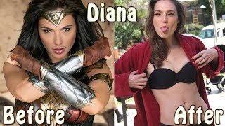 Wonder Woman Cast  Before And After