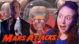 Mars Attacks 1996 FIRST TIME WATCHING  reaction  commentary  Millennial Movie Monday